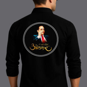 DesiiMunda Dr. Baba Saheb Ambedkar Black Printed Shirt for Jatav Community