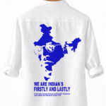 We Are Indian’s Baba Saheb White Printed Shirt by DesiiMunda for Jatav Community
