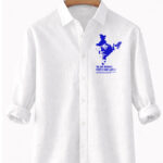 We Are Indian’s Baba Saheb White Printed Shirt by DesiiMunda for Jatav Community