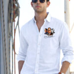 Desii Munda white shirt Dr BR Ambedkar printed design