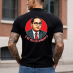 Desii Munda black polo t shirt Dr Ambedkar