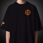 BRAHMAN Oversize T-Shirt with Warrior Print – Desi Munda