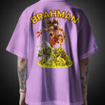 BRAHMAN Oversize T-Shirt with Warrior Print – Desi Munda