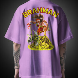 BRAHMAN Oversize T-Shirt with Warrior Print – Desi Munda