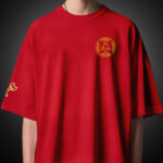 BRAHMAN Oversize T-Shirt with Warrior Print – Desi Munda