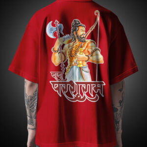 Parshuram Printed Oversize T-Shirt – Jai Dada Parshuram by Desi Munda