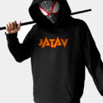 Jatav Hoodie by Desii Munda featuring bold community design