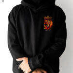 Jatav King Printed Hoodie by Desii Munda showing bold cultural print