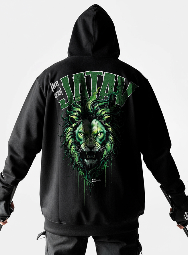 The Great Jatav Hoodie by Desii Munda with bold community print